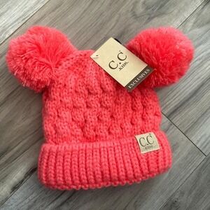 New CC Beanie Pom Pom Toddler Stocking Hat